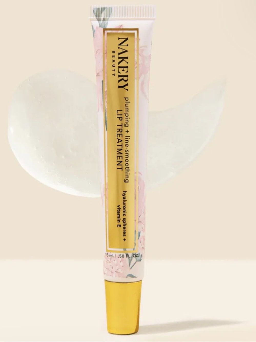 Nakery Plumping + Line-Smoothing Lip Treatment in Clear NEW Sealed 15ml / .5oz